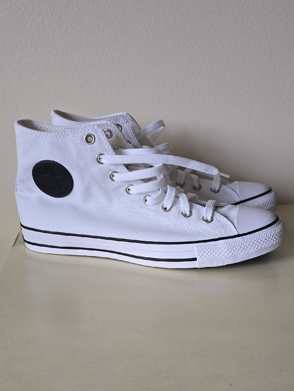Unisex Converse Chuck Taylor All-Star High-Top Translucent Barcode White